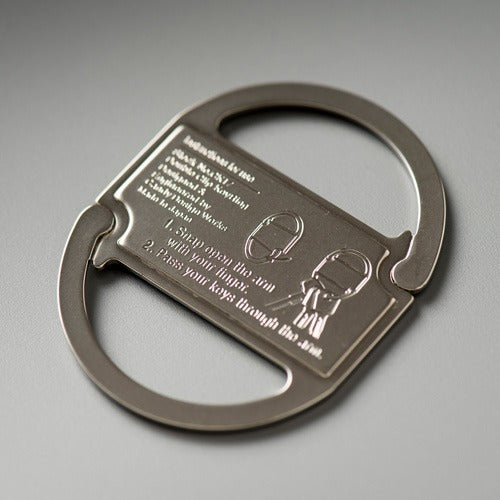 CDW Double Clip Key Ring