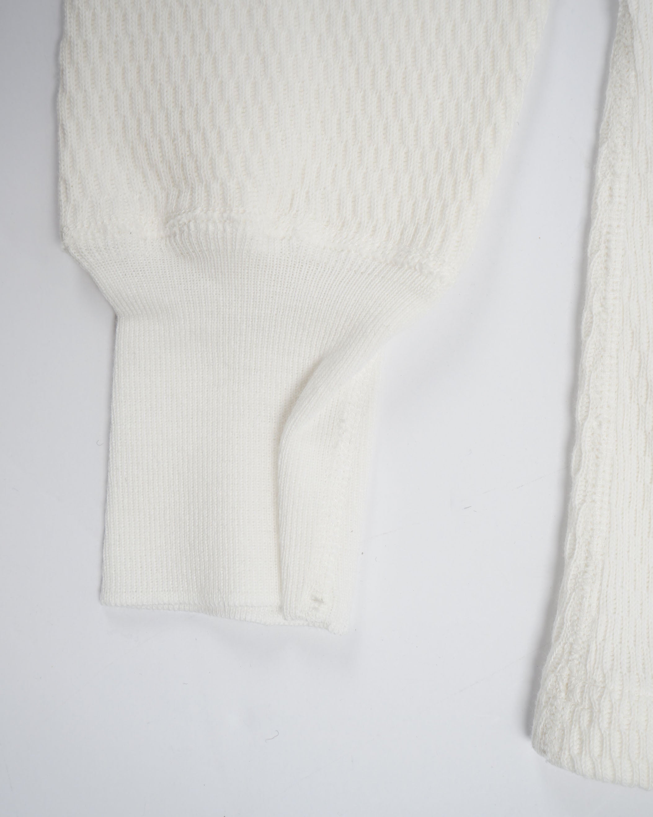 Cotton Thermal Shirts Made In Japan / White