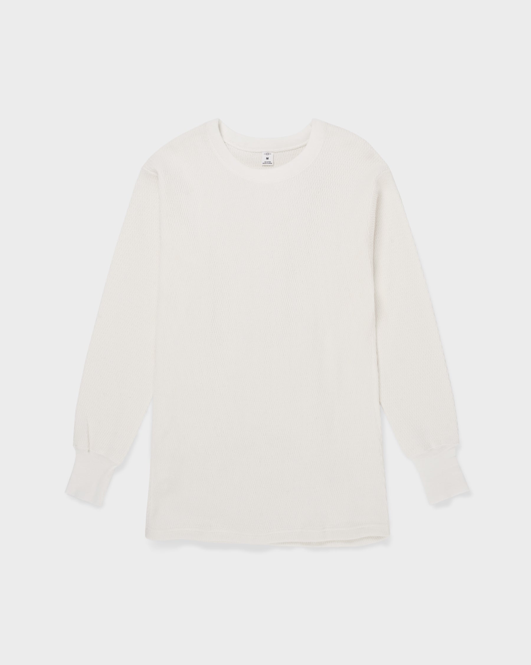 Cotton Thermal Shirts Made In Japan / White – Front General Store
