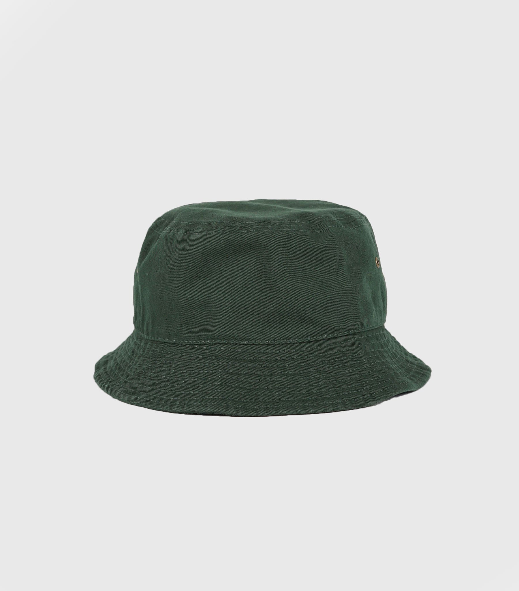 Cotton Bucket Hat Dark Green