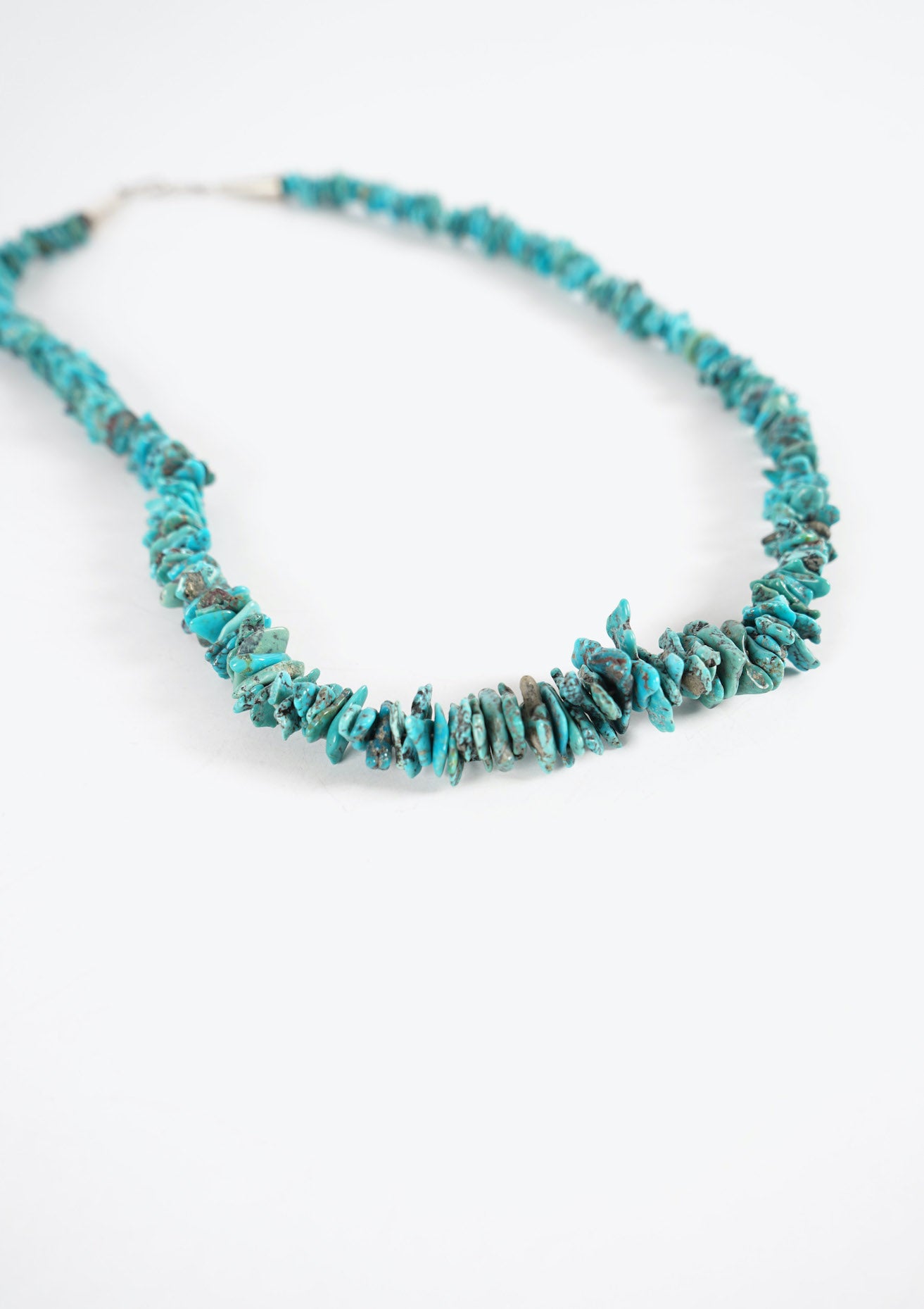 Native Indian Turquoise Disk Necklace