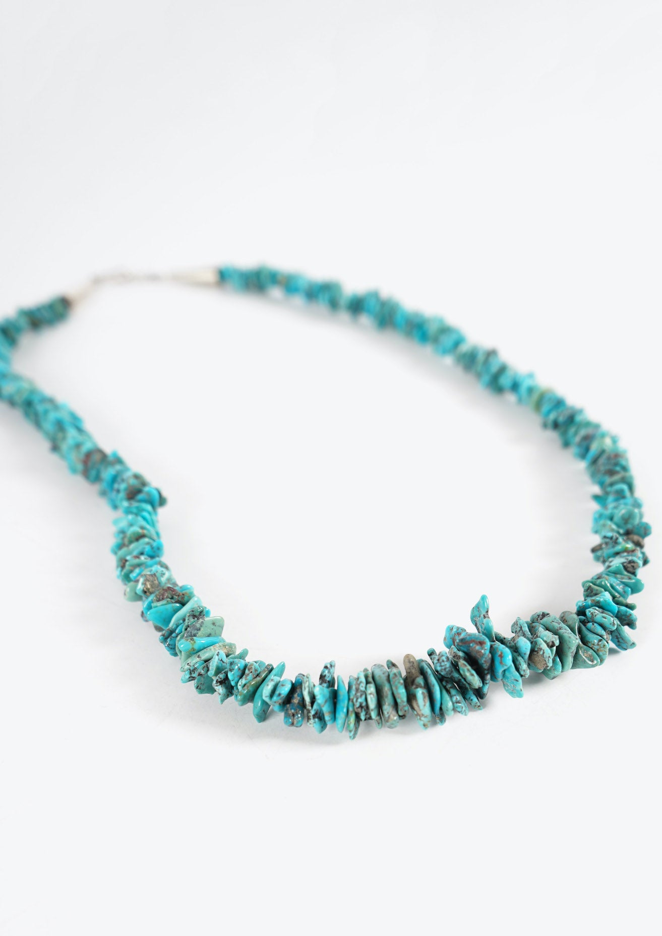 Native Indian Turquoise Disk Necklace