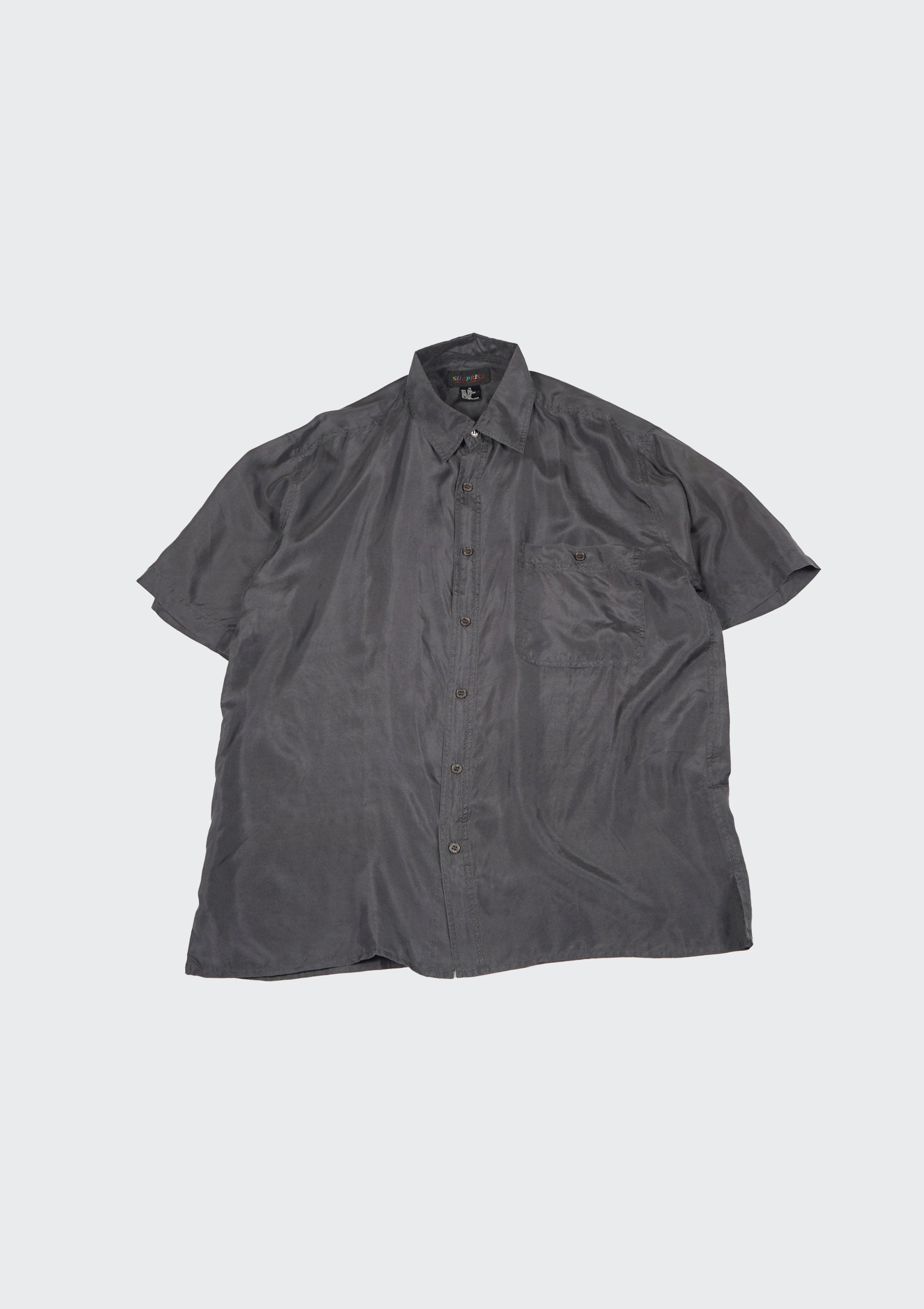 Silk Shirts Short Sleeve Basic