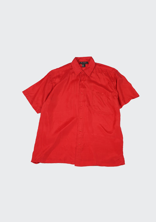 Silk Shirts Short Sleeve Vivid