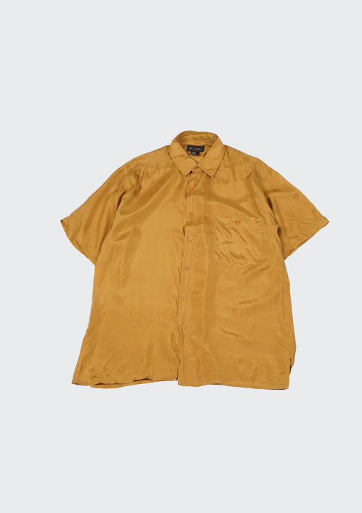 Silk Shirts Short Sleeve Vivid
