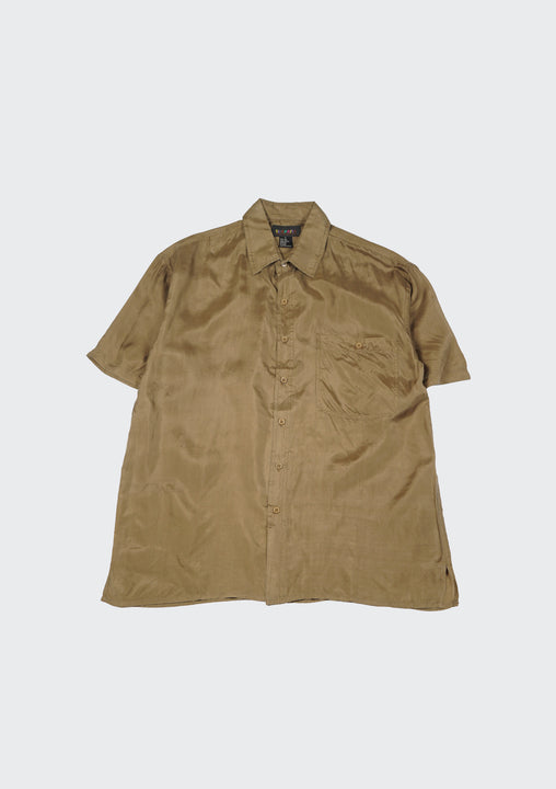 Silk Shirts Short Sleeve Basic