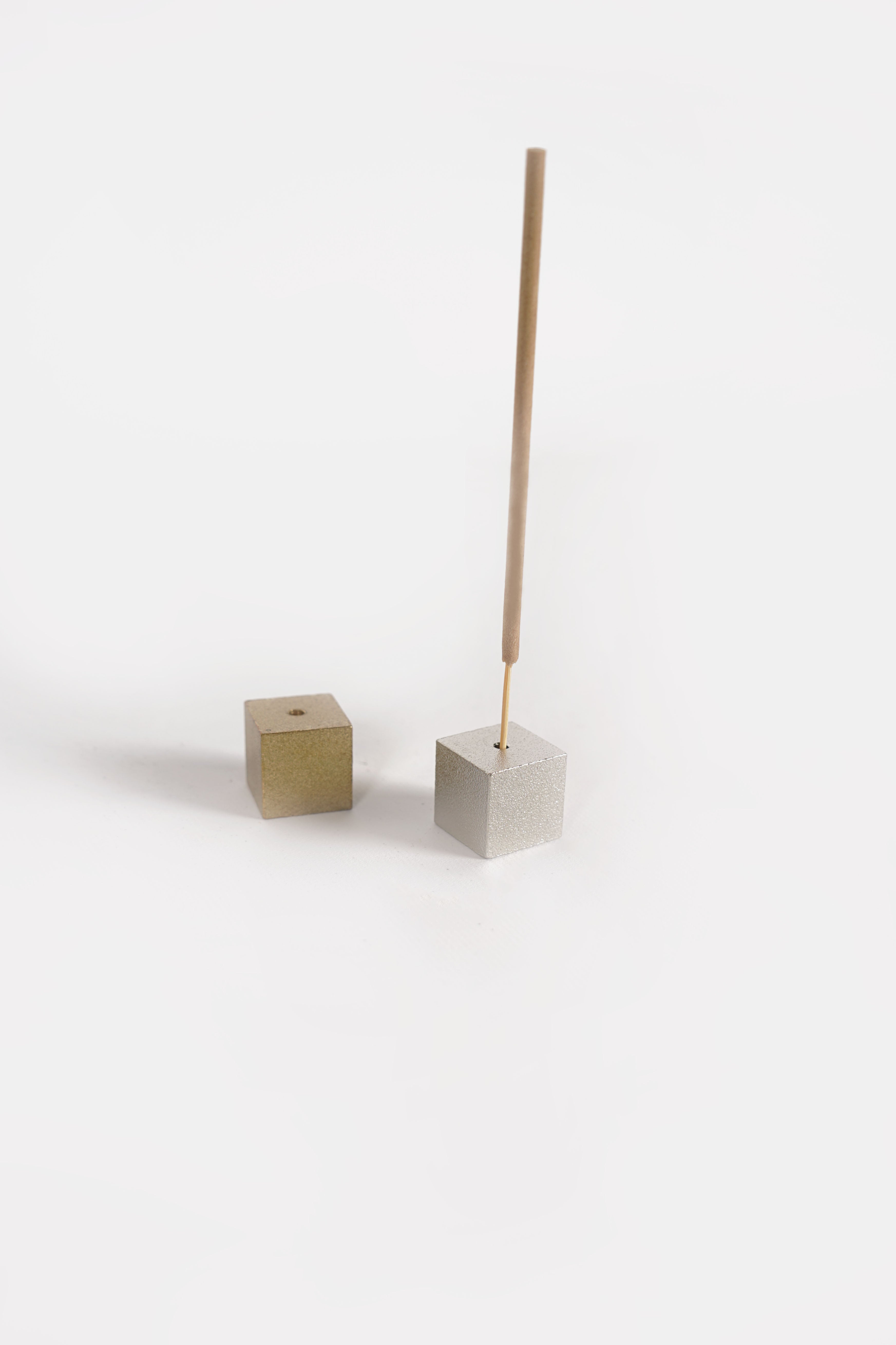 Brass Cube Incense Stick Holder