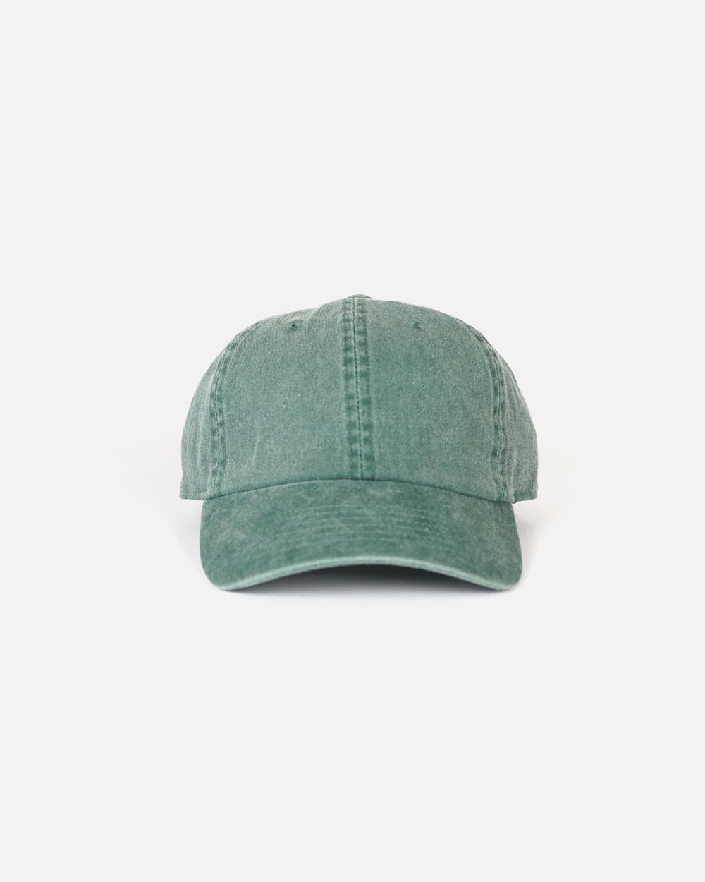 Washed Cotton 6-Panel Cap Green