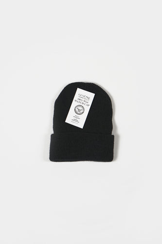 Wool Watch Cap Black